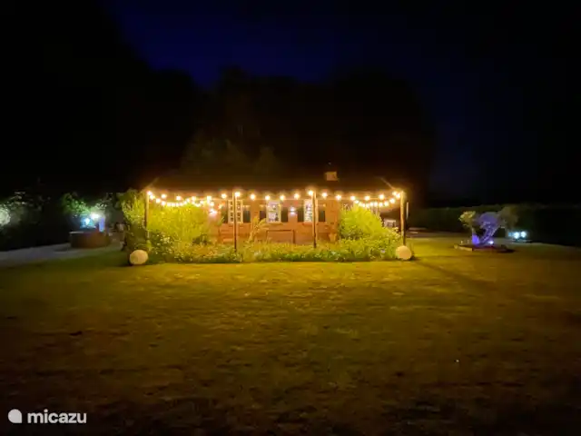 Verlichte tuin